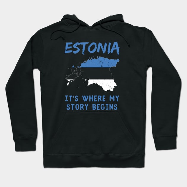 Estonian Hoodie by footballomatic